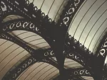 Bibliothèque Sainte‐Geneviève, Paris, 1838‐1850. Steel trusses of the reading room. <span style='color: #242424; font-family: 'Helvetica Neue',Helvetica,Verdana,Arial,sans-serif;