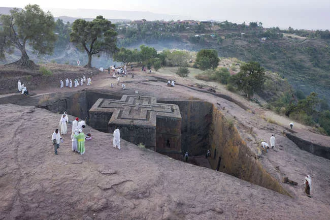 Iwan Baan, <em>Lalibela #1</em>, 2011, Digital C-Print, 36 x 54 inches