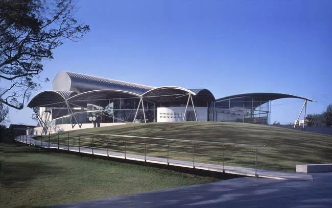 Yatsushiro Municipal Museum (1988-91), Yatsushiro-shi, Kumamoto, Japan