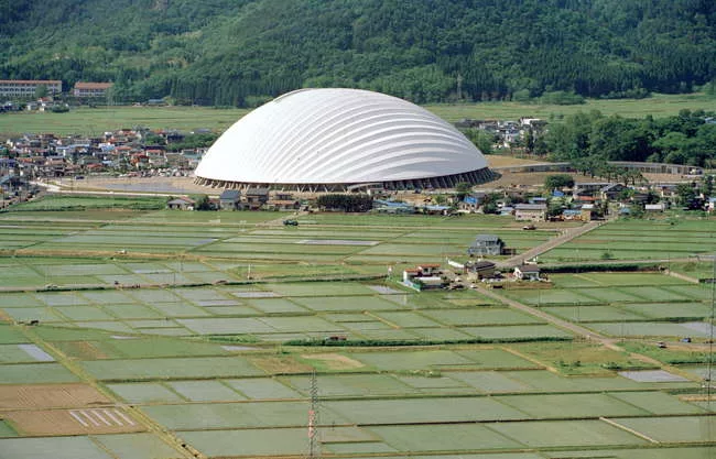 Dome in Odate (1993-97), Odate-shi, Akita, Japan