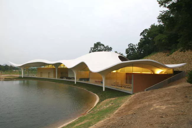 Meiso no Mori, Municipal Funeral Hall (2004-06), Kakamigahara-shi, Gifu, Japan