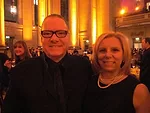 Oklahoma City architect Rand Elliott with <em>Architectural Record</em> publisher Laura Viscusi.
