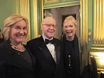Barbara Hines with Hines founder and chairman Gerald Hines and landscape architect Sunny Scully.