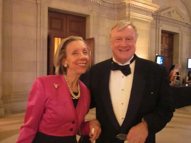 <em>Architectural Record</em> deputy editor Suzanne Stephens and Ford Petross, curator of architecture, design, and engineering collections at the Library of Congress.