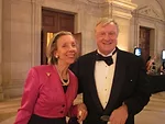<em>Architectural Record</em> deputy editor Suzanne Stephens and Ford Petross, curator of architecture, design, and engineering collections at the Library of Congress.