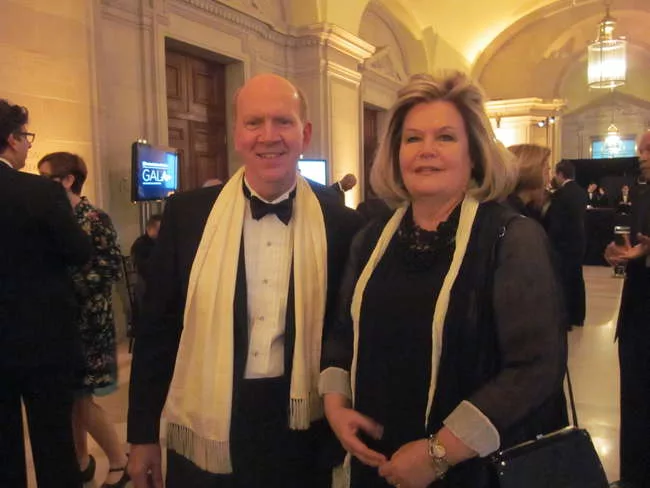 American Institute of Architects CEO Robert Ivy with Holly Ivy.<br />