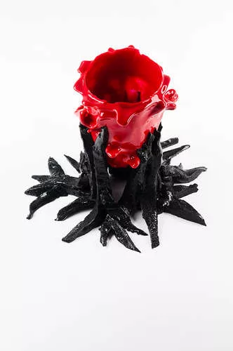 <em>Vase with Legs</em>, 2012, Resin