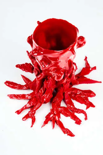 <em>Vase with Legs</em>, 2012, Resin