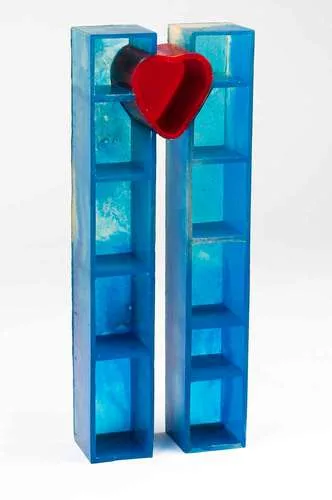 <em>WTC Cabinet (Maquette)</em>, 2006, Resin