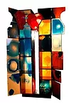 <em>WTC Cabinet</em>, 2006, Urethane resin, copper hinges, lacquered wood base