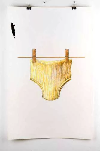 <em>Oh Italy! Lamp</em>, 1979, Pencil and gouache on paper