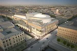 The rooftop amphitheater and terrace will offer views of St. Petersburg.