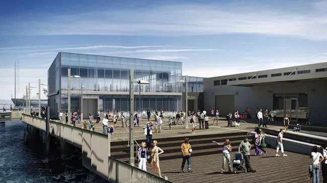 Rendering of the new Exploratorium.