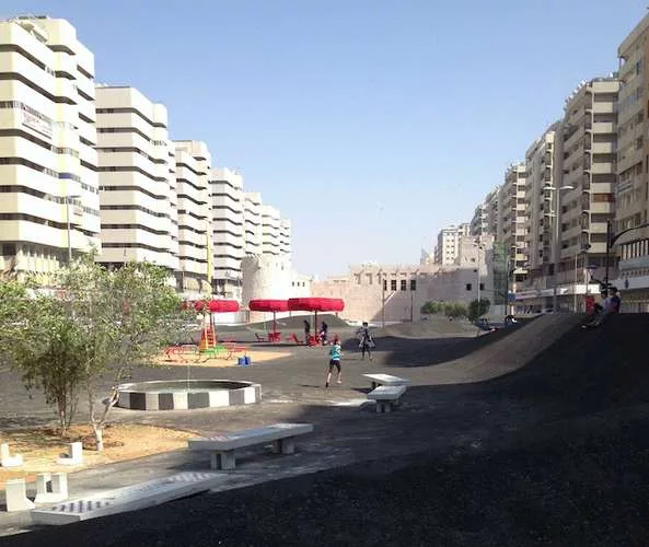 The most direct interaction between the biennial and the surrounding neighborhood is <em>The Bank</em>, 2013, a work by Superflex. The Denmark-based collective reprised a project originally built in C