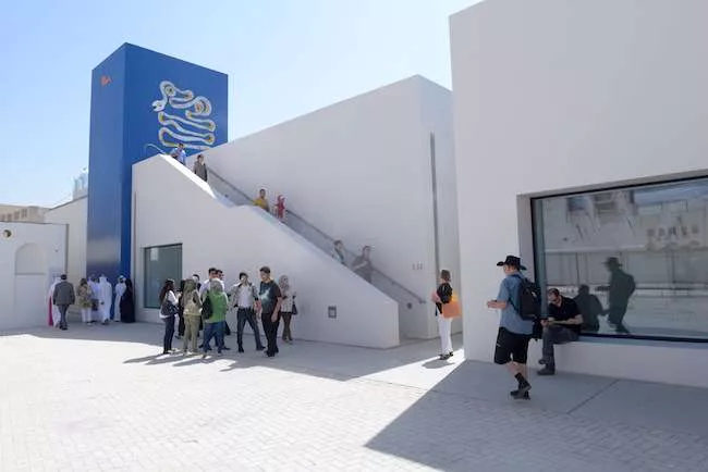 The five new exhibition spaces inaugurated at this year’s biennial mark a step away from the Heritage Area’s historicist aesthetic. A professor at the American University in Sharjah, Egypt