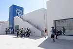 The five new exhibition spaces inaugurated at this year’s biennial mark a step away from the Heritage Area’s historicist aesthetic. A professor at the American University in Sharjah, Egypt
