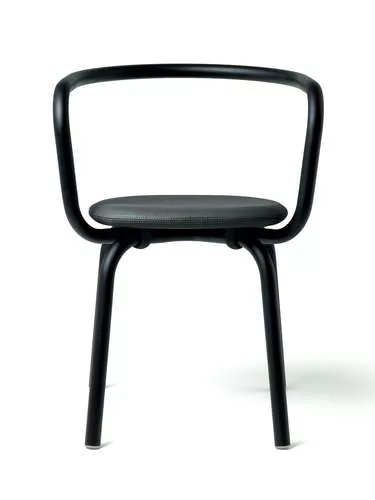 A chair from the Parrish Collection by Emeco and German designer Konstantin Grcic.