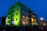 The BIQ apartment building is the first building in the world to  have a bioreactor facade.