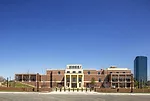 The George W. Bush Presidential Center by Robert A. M. Stern Architects is located on the campus of Southern Methodist University (SMU) in Dallas. Scholars enter the institute on the west.