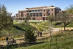 Landscape architect Michael Van Valkenburgh teamed up with Stern to create a public park surrounding the building.