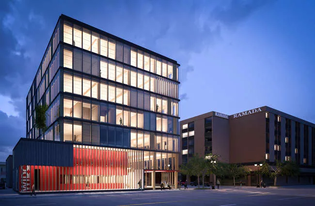 Michael Green Architects' Wood Innovation Centre in Prince George, British Columbia, Canada, breaks ground in May.