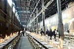 A rendering for the SHoP Architects-designed redevelopment of the Domino Sugar factory.