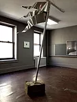<strong><em>Wish Meme</em></strong><br /> David Alexander Flinn’s steel-and-concrete <em>See You There</em> (2013) staked a claim inside the former school building that hosted <em>Wish Meme</em>