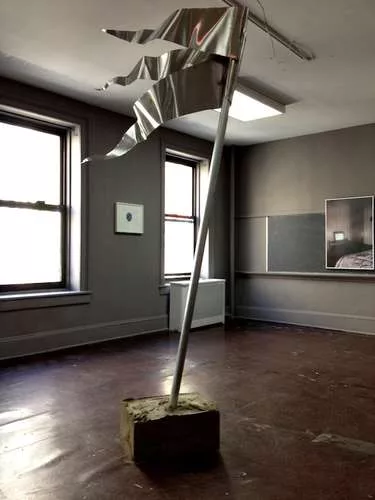 <strong><em>Wish Meme</em></strong><br /> David Alexander Flinn’s steel-and-concrete <em>See You There</em> (2013) staked a claim inside the former school building that hosted <em>Wish Meme</em>