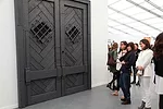 <strong>Frieze Art Fair</strong><br /> A massive work by Ugo Rondinone at the booth of London gallery Sadie Coles HQ.
