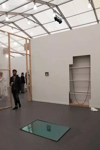 <strong>Frieze Art Fair</strong><br /> Work by Steve Bishop at the Carlos/Ishikawa booth.