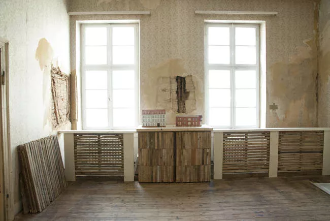 Theaster Gates, <em>12 Ballads for the Huguenot House</em>, 2012. Installation view, Documenta 13, Kassel, Germany.
