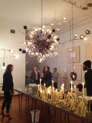 <strong>At One Great Jones Gallery</strong><br /> Strange and beautiful new work by lighting designer Lindsey Adelman.