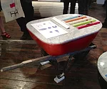 <strong>At Wanted Design</strong><br /> A Parsons &amp; Charlesworth wheelbarrow installed at Wanted Design.