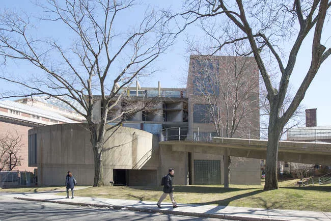 The center’s iconic ramp is wonderful to walk on, but a drag from below. And the landscape is merely a leftover space.