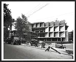 The center under construction as seen from Prescott Street.