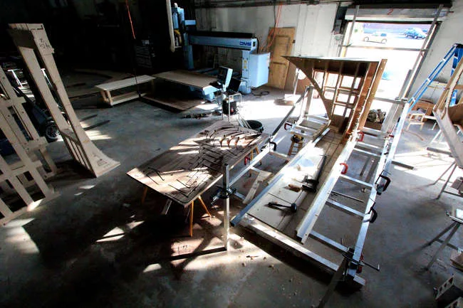 Situ Studio has a 10,000-square-foot production shop in the Brooklyn Navy Yard for its sister firm, Situ Fabrication.