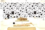 “Unbuilt City” by Feng Lu and Liu Yuyang (foregrund) and “Future of the Museum in China” by China Megacities Lab/GSAPP Columbia University, directed by Jeffrey Johnson (backgro