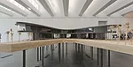 Model of Peter Zumthor's scheme for LACMA. Installation view. <em>The Presence of the Past: Peter Zumthor Reconsiders LACMA</em>, June 9 - Sept. 15, 2013.