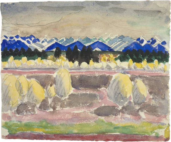 Le Corbusier (Charles-Edouard Jeanneret), <em>Blue Mountains</em>, 1910<br />