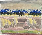 Le Corbusier (Charles-Edouard Jeanneret), <em>Blue Mountains</em>, 1910<br />