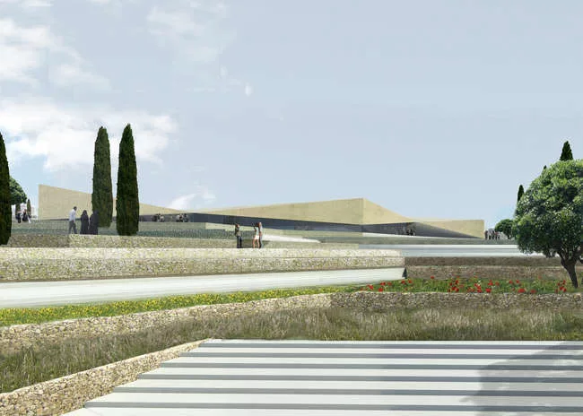 <p>The Palestinian Museum<br />Heneghan Peng Architects</p>