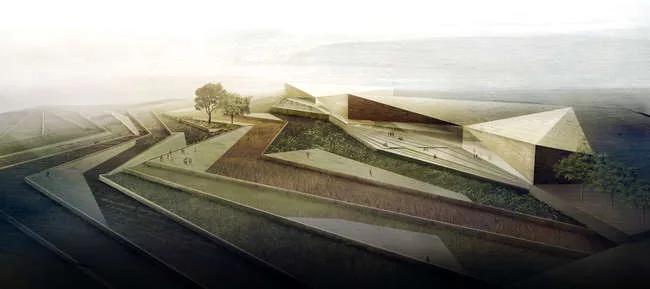 <p>The Palestinian Museum<br />Heneghan Peng Architects</p>