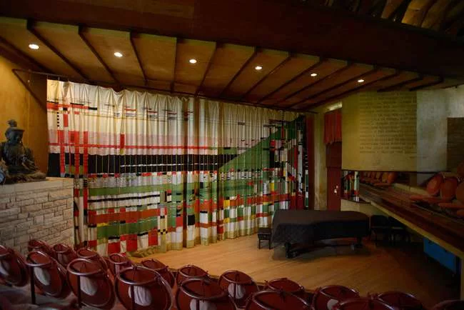 The theater at the Frank Lloyd Wright School of Architecture.