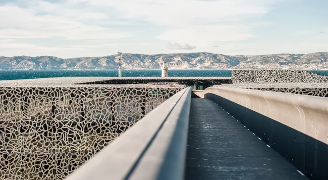 Museum of European and Mediterranean Civilizations (MuCEM)<br />Rudy Ricciotti<br />Marseilles, France