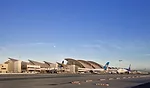 The new Tom Bradley International Terminal at the Los Angeles International Airport.