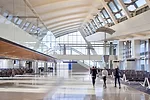 The new Tom Bradley International Terminal at the Los Angeles International Airport.