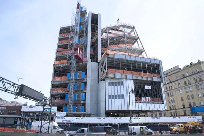A view of the building from the West Side Highway, June 2013.