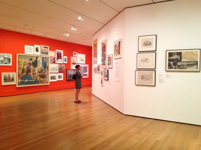 Installation view of <em>Cut 'n' Paste: From Architectural Assemblage to Collage City.</em>