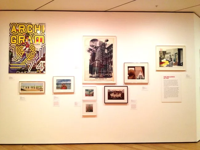 Installation view of <em>Cut 'n' Paste: From Architectural Assemblage to Collage City.</em>