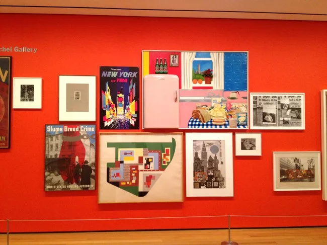 Installation view of <em>Cut 'n' Paste: From Architectural Assemblage to Collage City.</em>